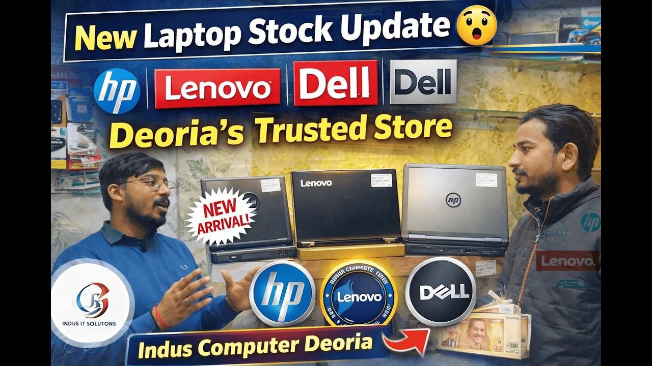 New Laptop i3, i5, i7  Update! | HP | Lenovo | Dell | Deoria’s Trusted Store | Indus Computer Deoria