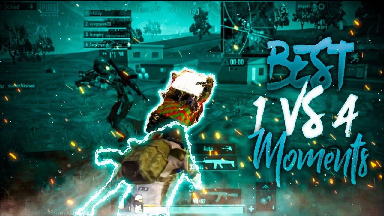 Insane 1 Vs 4 Clutches And Fails | Pubg Mobile Lite | TAG GAMING YT