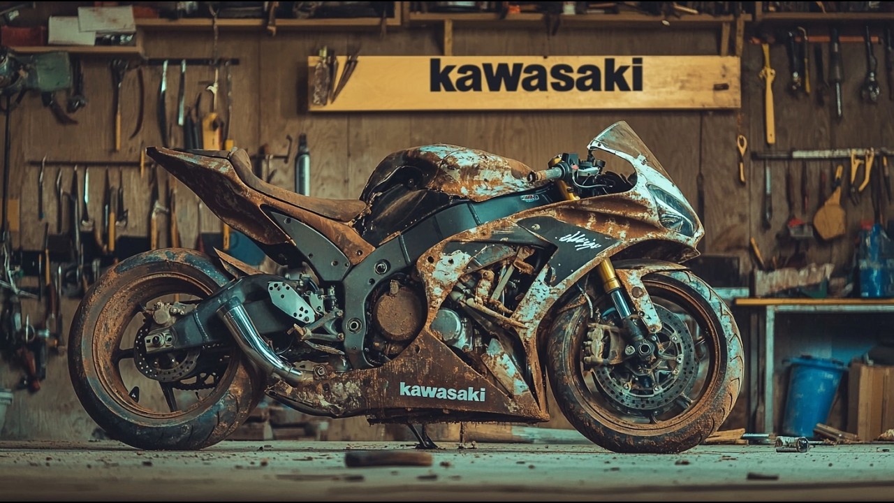 Kawasaki Ninja Motorcycle Full Restoration | KAWASAKI Sport Motorcycle Restored