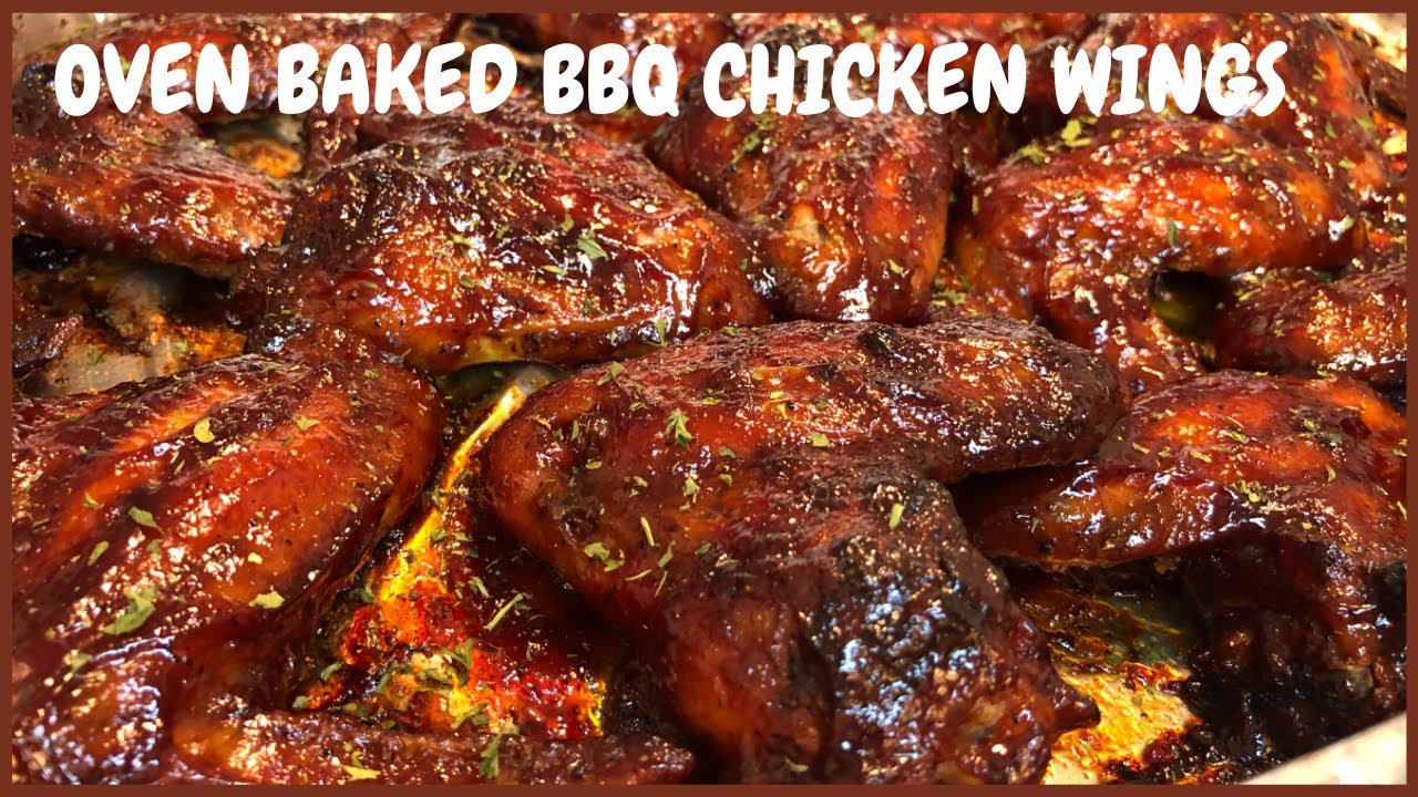 Easy Oven Baked BBQ Chicken Wings | Baked Chicken Recipe
