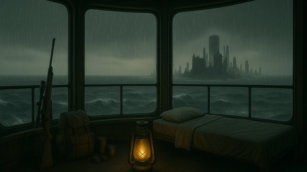 Shelter Above the Storm - Dystopian Dark Ambience Music for Sleep | Post Apocalyptic Soundscape