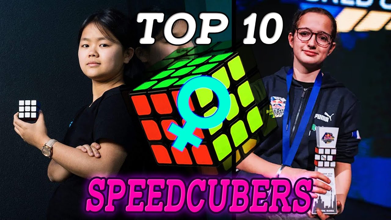 ♀️▶️Top 10 FEMALE  Rubik's Cube Speedcubers  | WCA RANKING