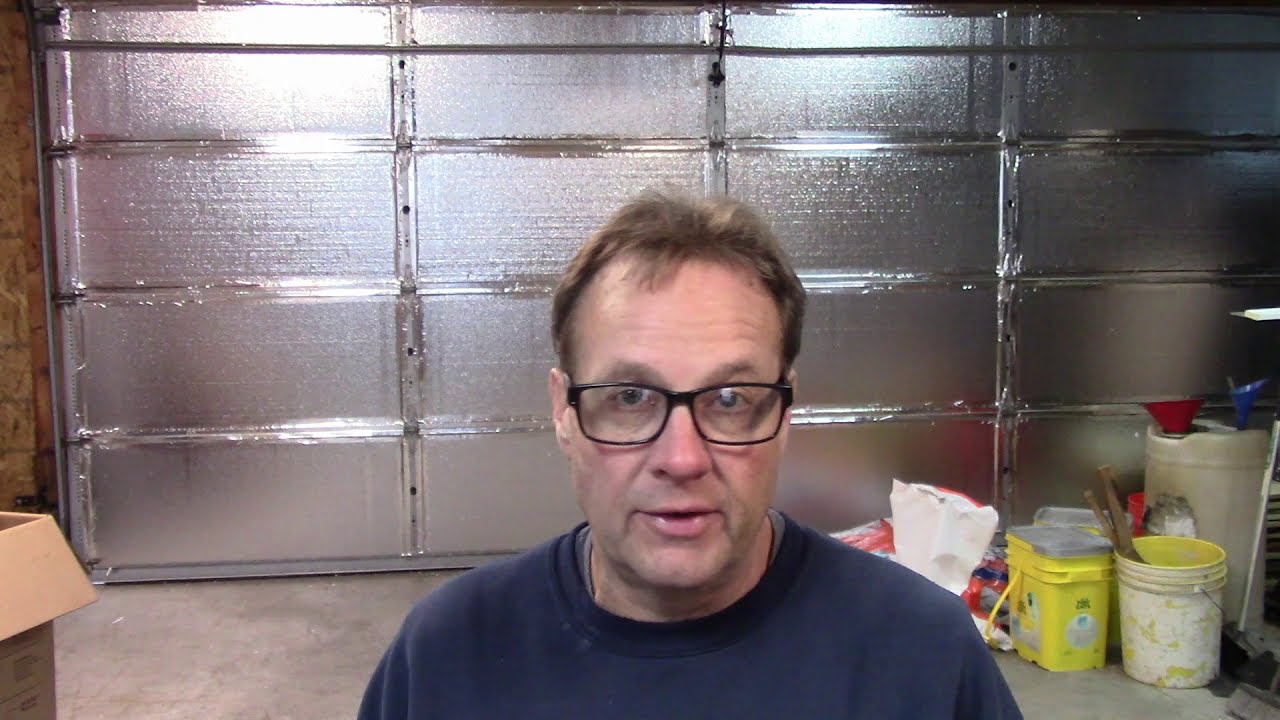 Insulating my garage door for under $100