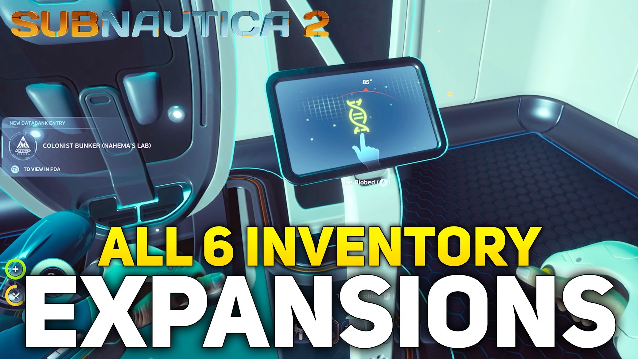 Subnautica 2 - How To Get All 6 Inventory Expansion Upgrades