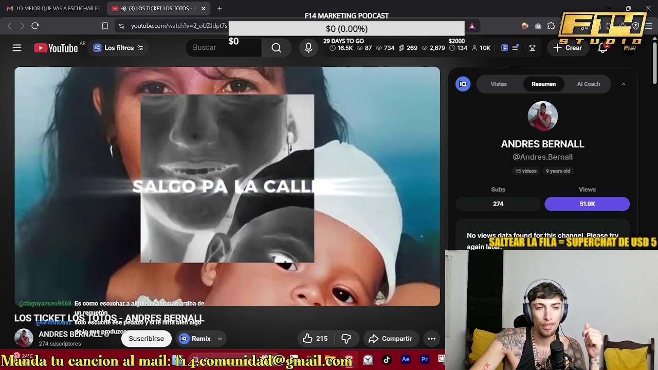 REACCIONES A CANCIONES | EN DIRECTO 🔴