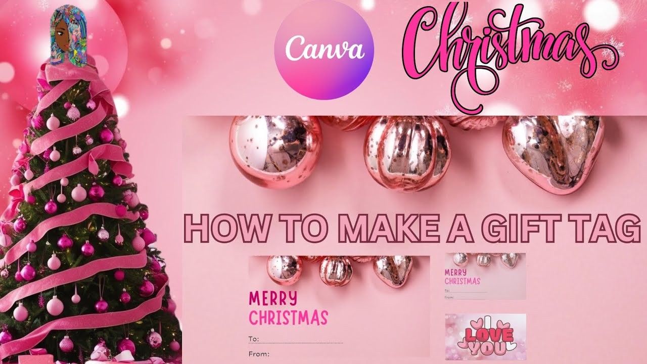 CANVA CHRISTMAS- HOW TO MAKE A GIFT TAG