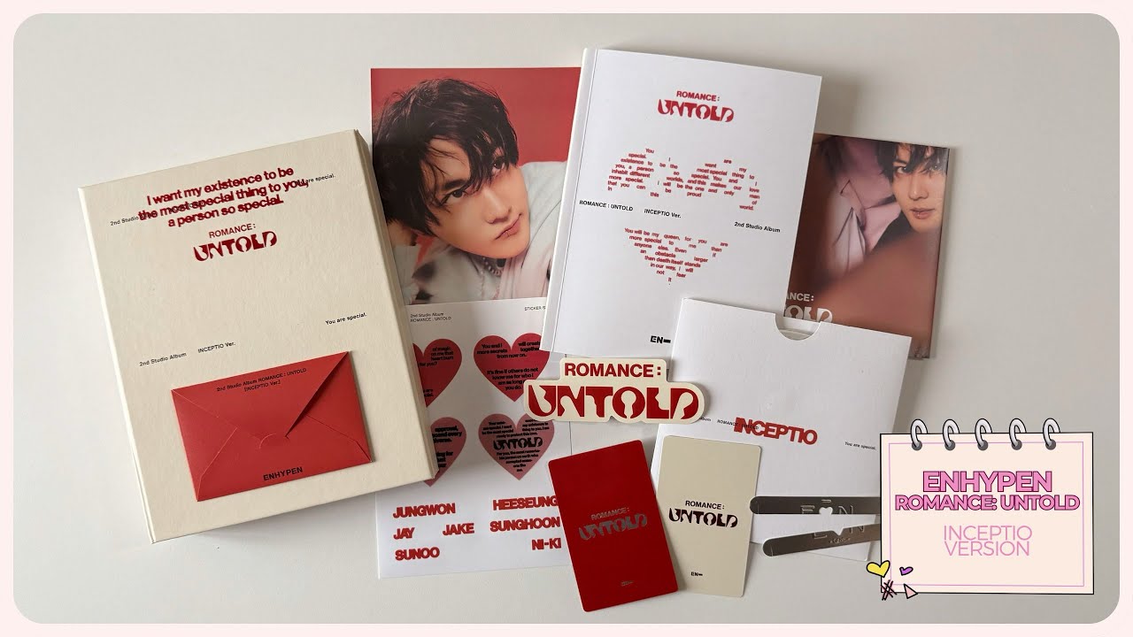 ENHYPEN - Romance: Untold (INCEPTIO Version) | unboxing
