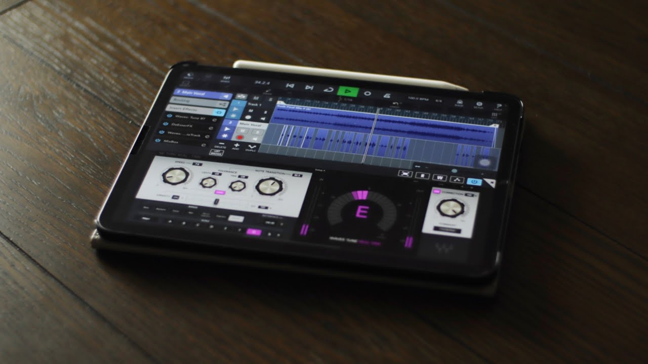 Сведение вокала в Cubasis 3 (Waves Tune RT, Mixbox CS) - создание музыки на iPad
