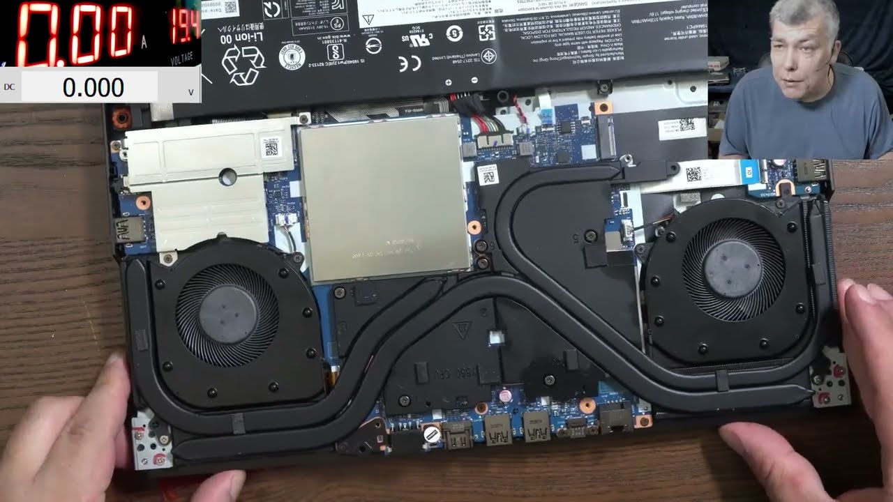 Lenovo Legion 5 — нет подсветки, замена предохранителя экрана