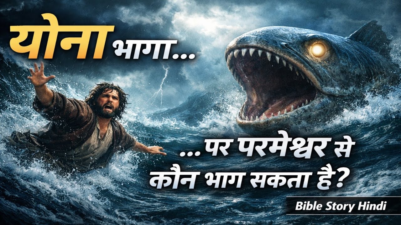 योना की कहानी | Jonah Bible Story Hindi | परमेश्वर से कौन भाग सकता है? 