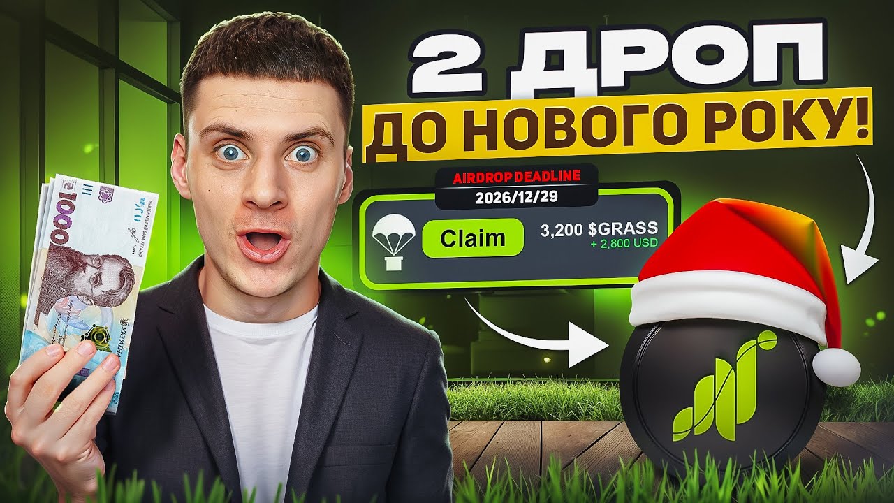 GRASS NETWORK AIRDROP 2 СЕЗОН &mdash; коли КЛЕЙМ? Деталі, дати, підготовка!