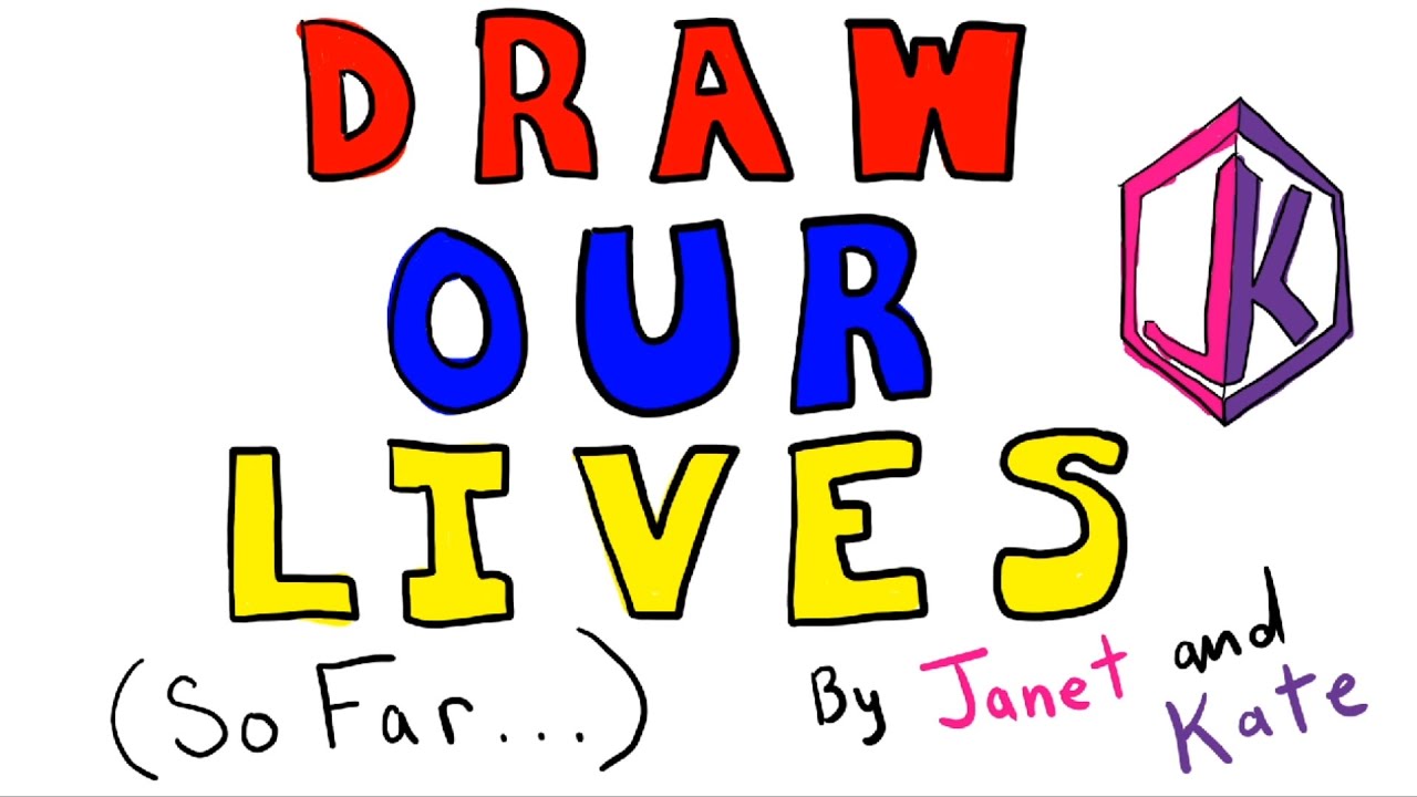 1 миллион подписчиков, специальный выпуск DRAW MY LIFE / Джанет и Кейт