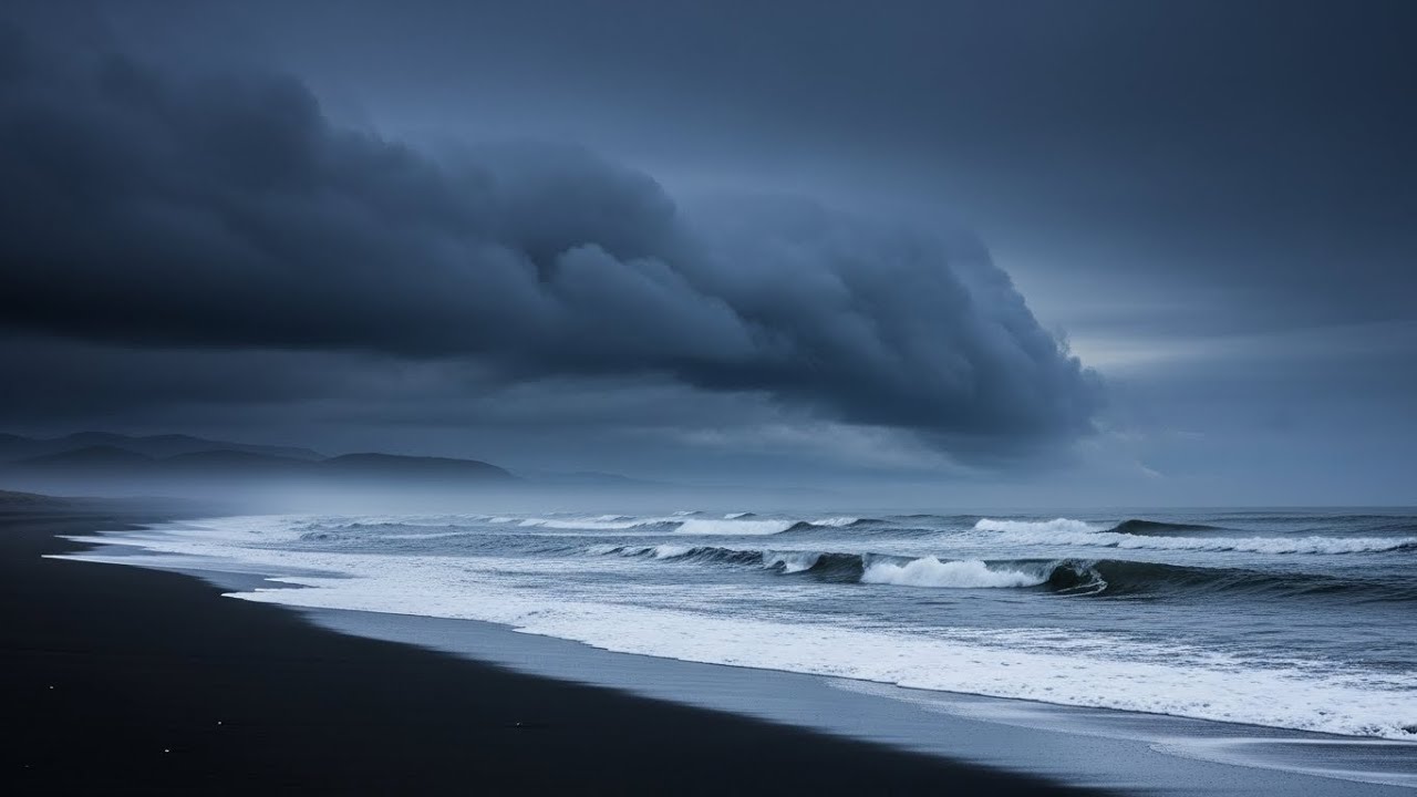 Healing Ocean Soundscape | No Ads for Deep Relaxation and Night Rest with Soft Night Sea Sounds