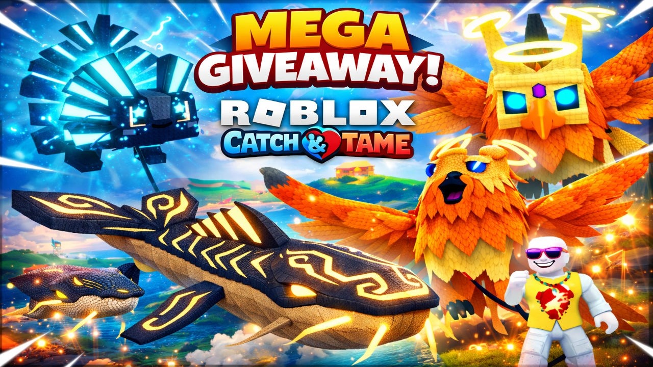 Breeding CELESTIAL GRIFFIN & GALAXY AXOLOTL! 🌌 (MEGA GIVEAWAY ANNOUNCED) | Roblox Catch & Tame