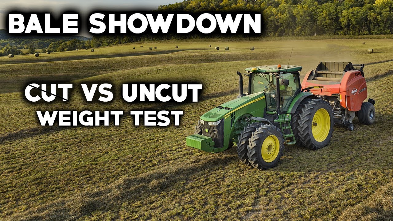 Bale Weight Showdown - Cut VS Uncut Bale Density - KUHN VB 560