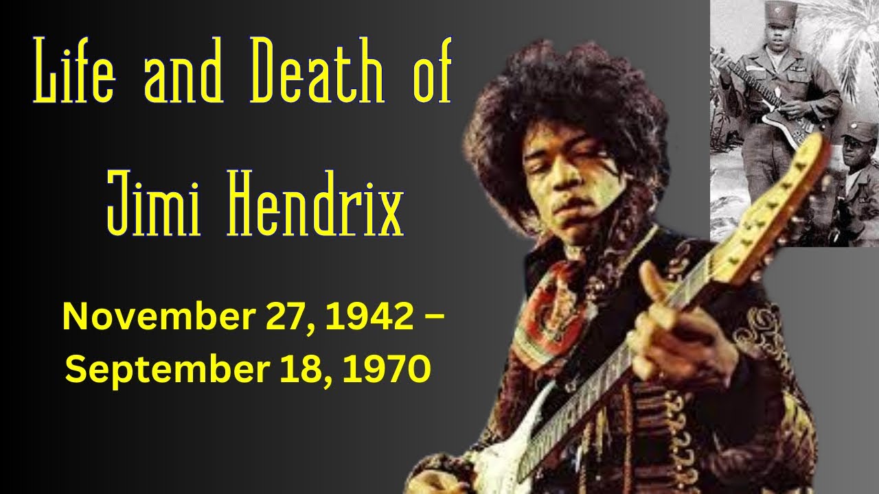 Jimi Hendrix's Life and Death #rock #jimihendrix #facts