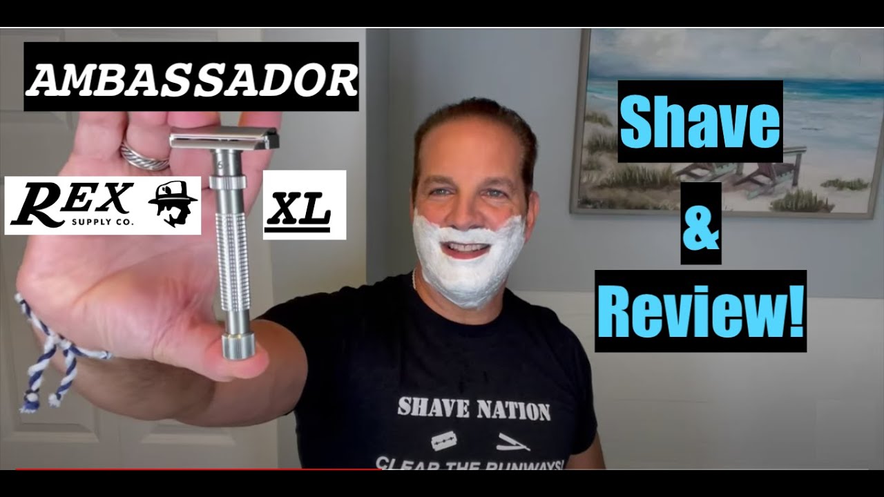 Rex Ambassador XL Razor Shave Review 4K