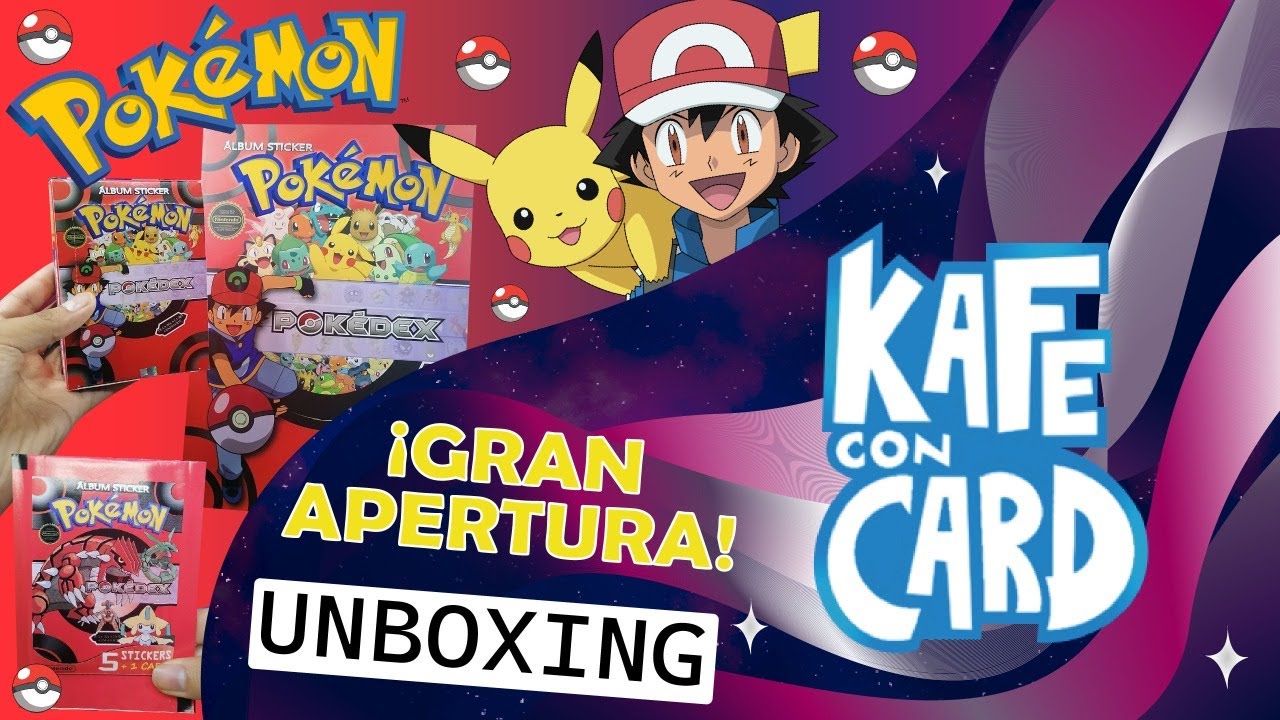Apertura Álbum Pokemon Pokedex Sticker & Card 2022