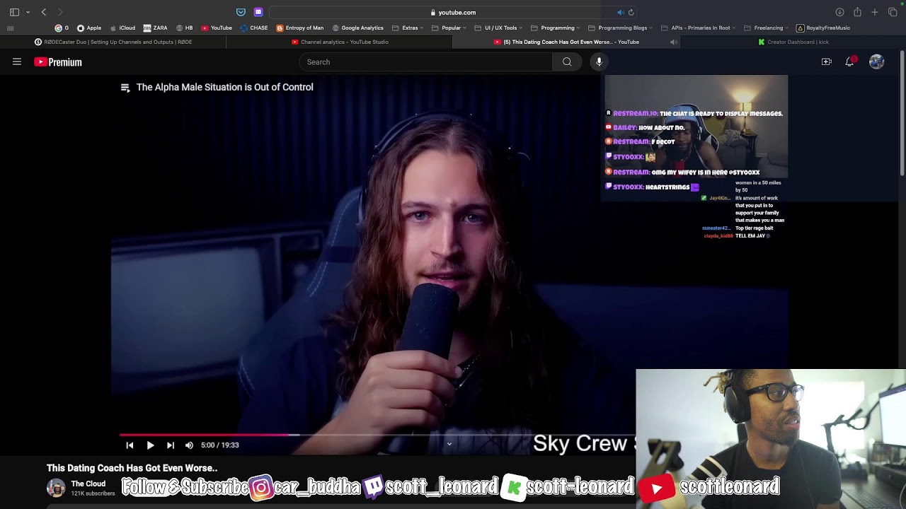 Andrew Tate Free,@1Cloud9Live  reacts to @philrusnack reacts to @FITXFEARLESS - Insane meta!
