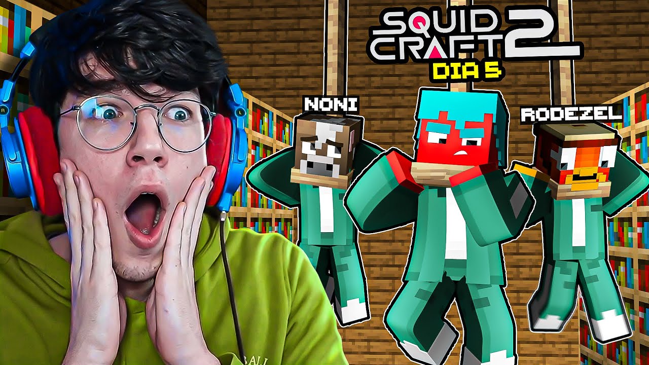 LOS GUARDIAS NOS INTERROGAN - SQUID CRAFT 2 - DIA 5 [OLLIE]