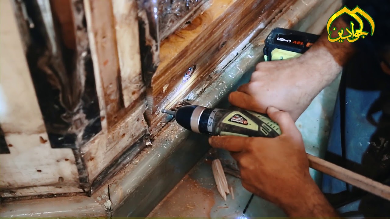 أعمال صيانة يشهدها شباك الضريح الشريف للإمامين الكاظمين 