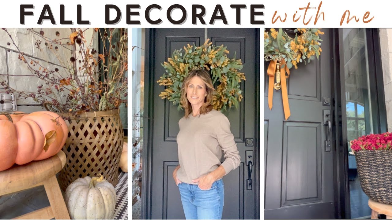 🍁Fall Decorate With Me | 2023 Autumn Decorating | Fall Porch | Fall Decorating Ideas | Autumn Tips