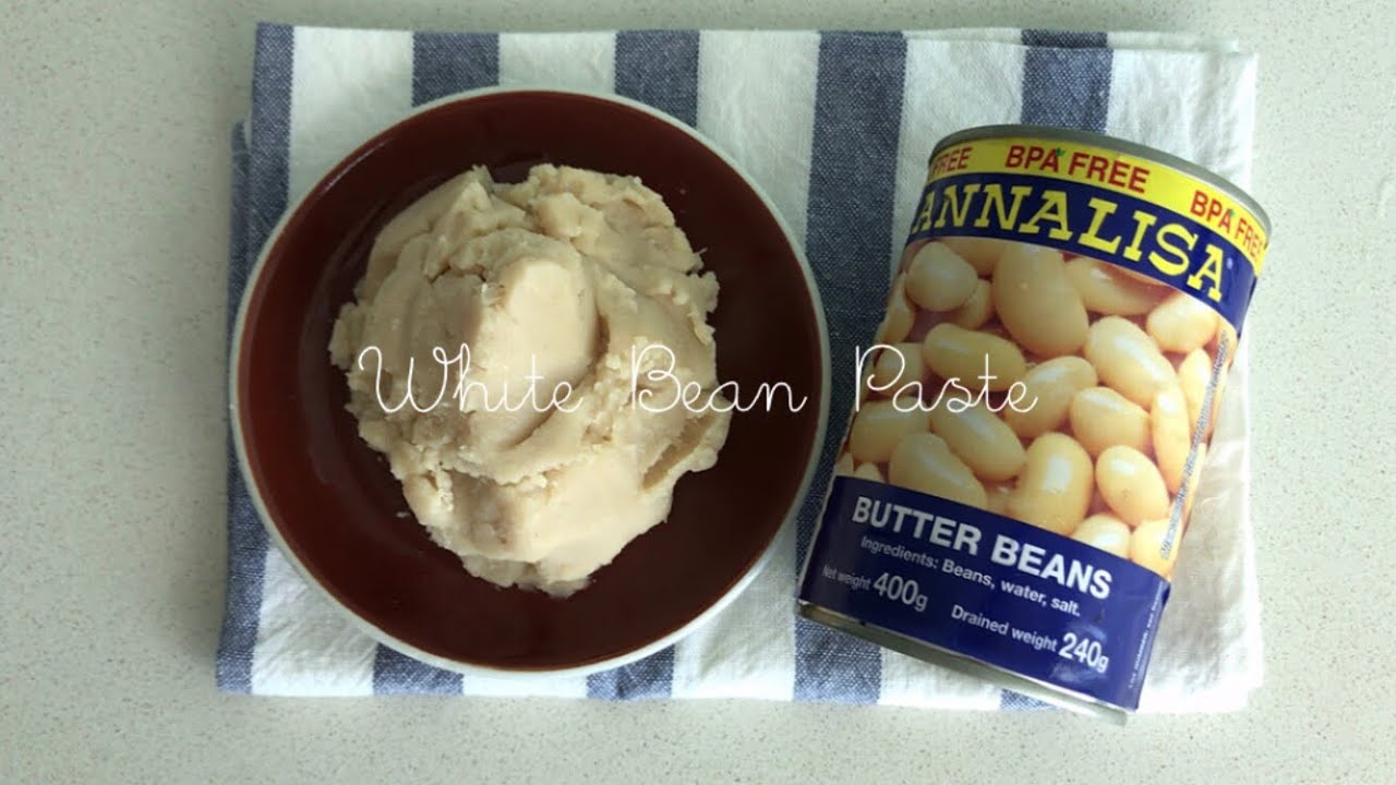 통조림 콩으로 백앙금 만들기 feat. 흰강낭콩&라이마콩 | How to make white bean paste
