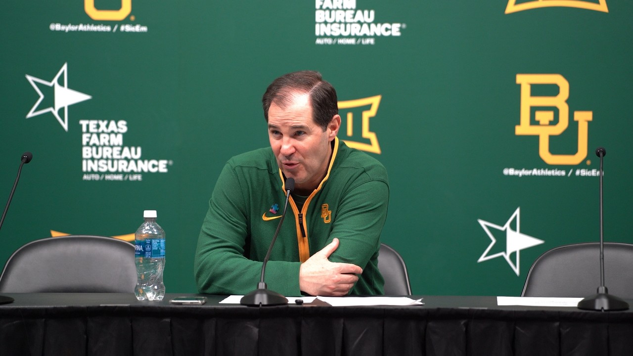 Postgame Presser: Drew & Carr Talk 87-80 Loss to No. 2 Arizona | Baylor Basketball