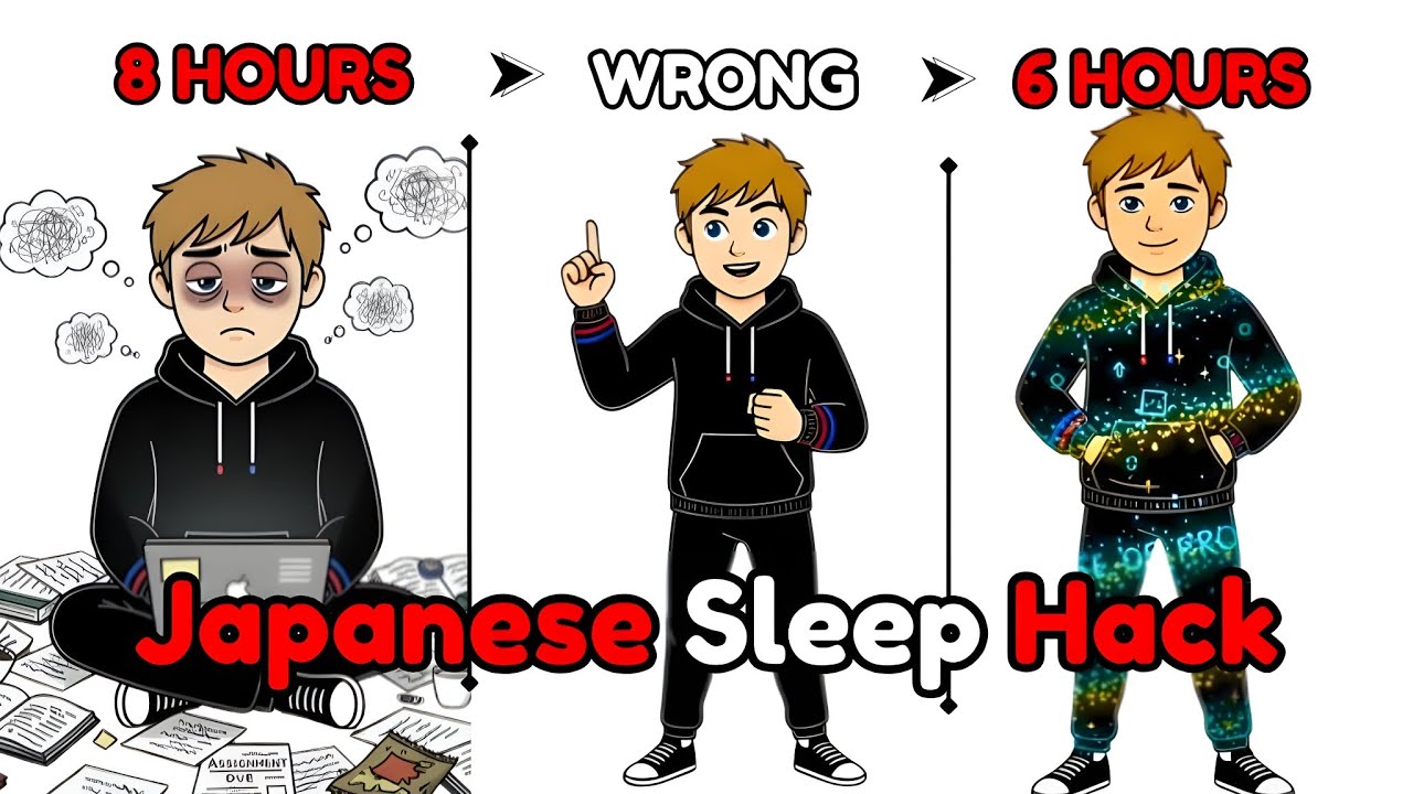 Sleep 6 Hours & Wake Up SHARP: Japan’s Genius Hack (No Coffee Needed!)