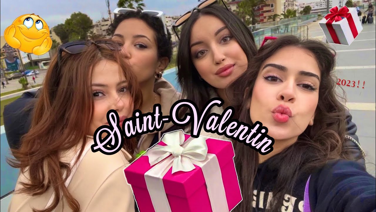 VLOG |  NOTRE SAINT VALENTAIN 2023 / احتفلت مع صديقاتي بعيد الحب 🙈😍💘