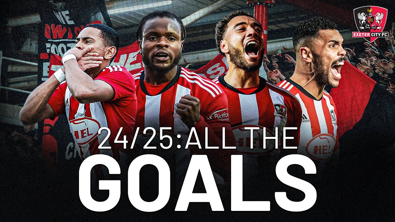 All the GOALS of 24/25 ⚽️ | Exeter City Football Club