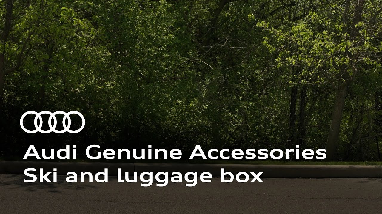 Install your Audi Genuine Accessories ski and luggage box
