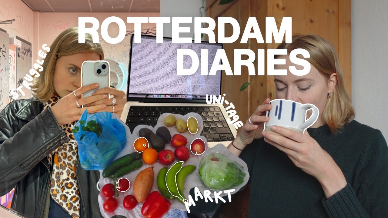 rotterdam diaries ⭐️ haut-struggles, vintage mode, rossmann & markt einkauf