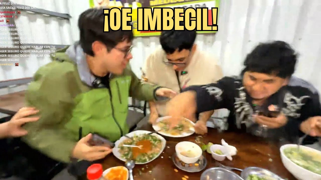 JEFRAÍN LE ECHA TODO EL AJÍ A LA COMIDA DE SACHA
