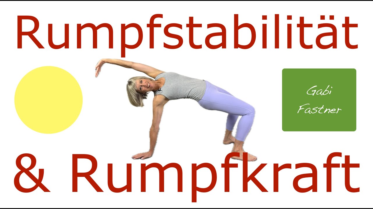 💫 25 min. Rumpfkraft & Rumpfstabilit&auml;t | St&uuml;tzkraft, Arm-, R&uuml;cken- und Bauchmuskulatur, ohne Ger&auml;te