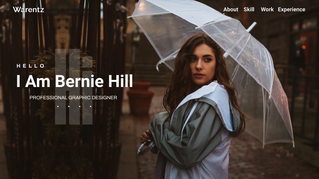 Freelancer Profile Portfolio - After Effects Template