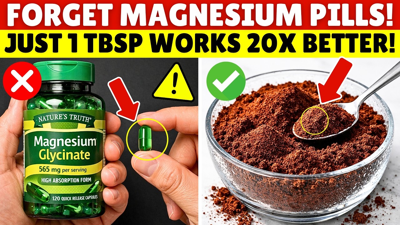 Before You Buy Magnesium Glycinate Again, Watch THIS (FOOD Works 20x Better) | Senior Health Tips