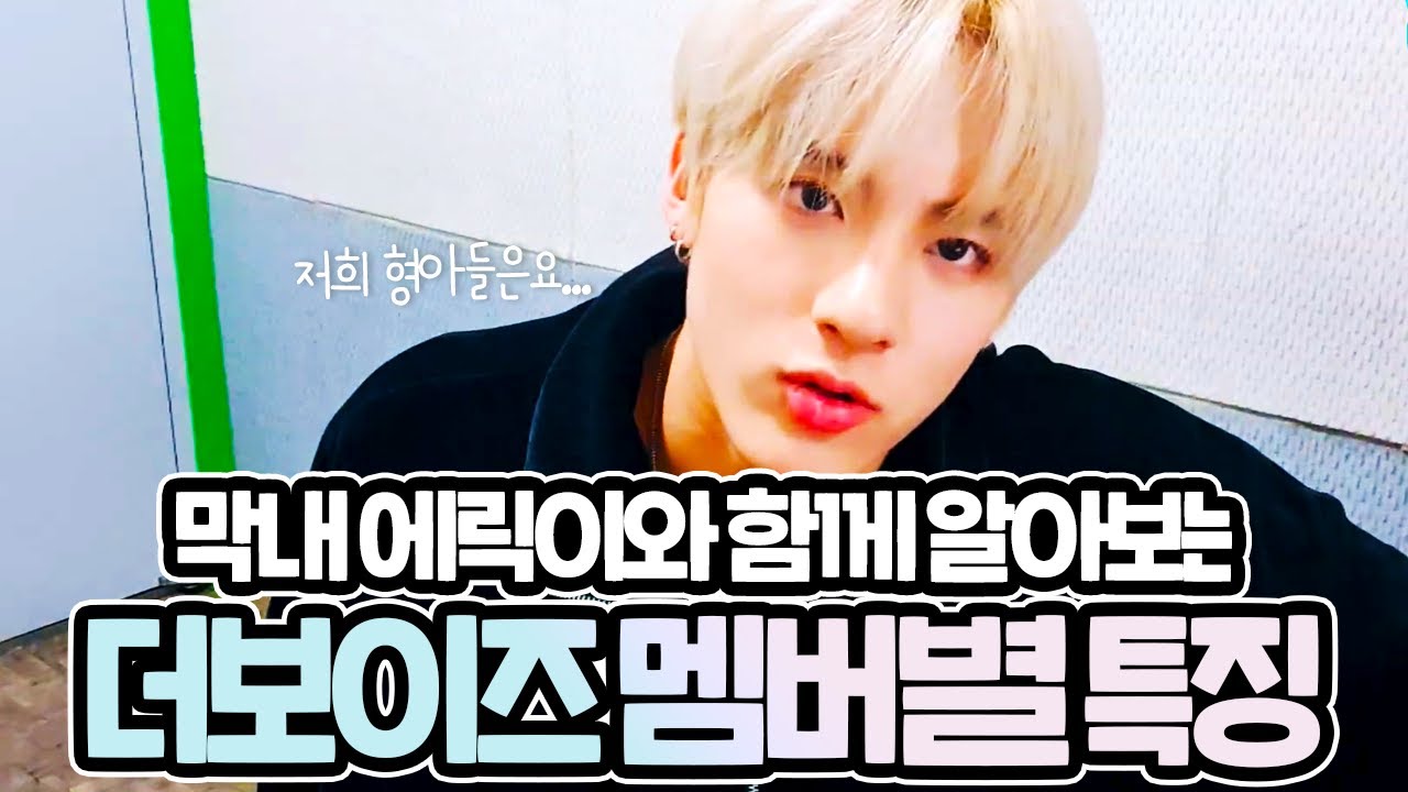 🦄 ENG INDO | 막내 에릭이와 알아보는 더보이즈 멤버별 특징