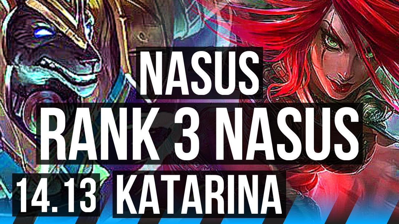 NASUS vs KATARINA (MID) | Rank 3 Nasus, 39k DMG | VN Challenger | 14.13