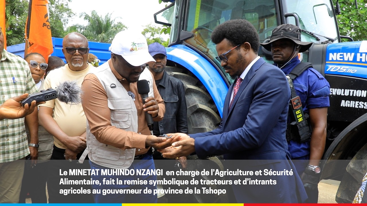 Tshopo: MUHINDO NZANGI renforce la mécanisation agricole et mobilise les jeunes agripreneurs