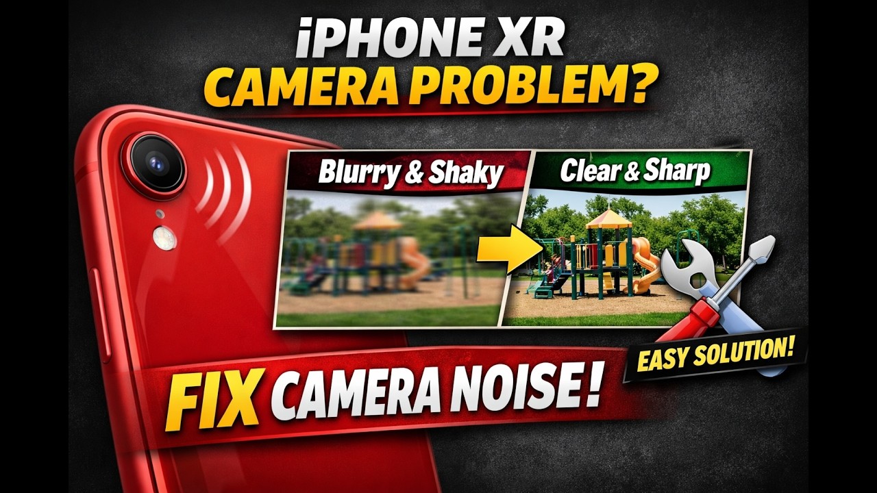 IPHONE XR CAMERA SHAKING/BLURRY/MAKING NOISE SOLUTION!