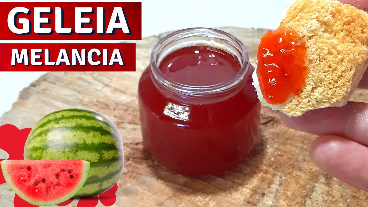 COMO FAZER GELEIA DE MELANCIA | Doce de Melancia | Receitas com Melancia