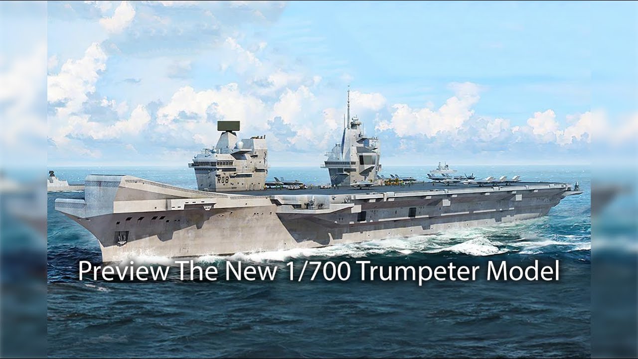 Preview: Queen Elizabeth Aircraft Carrier from Trumpeter Models