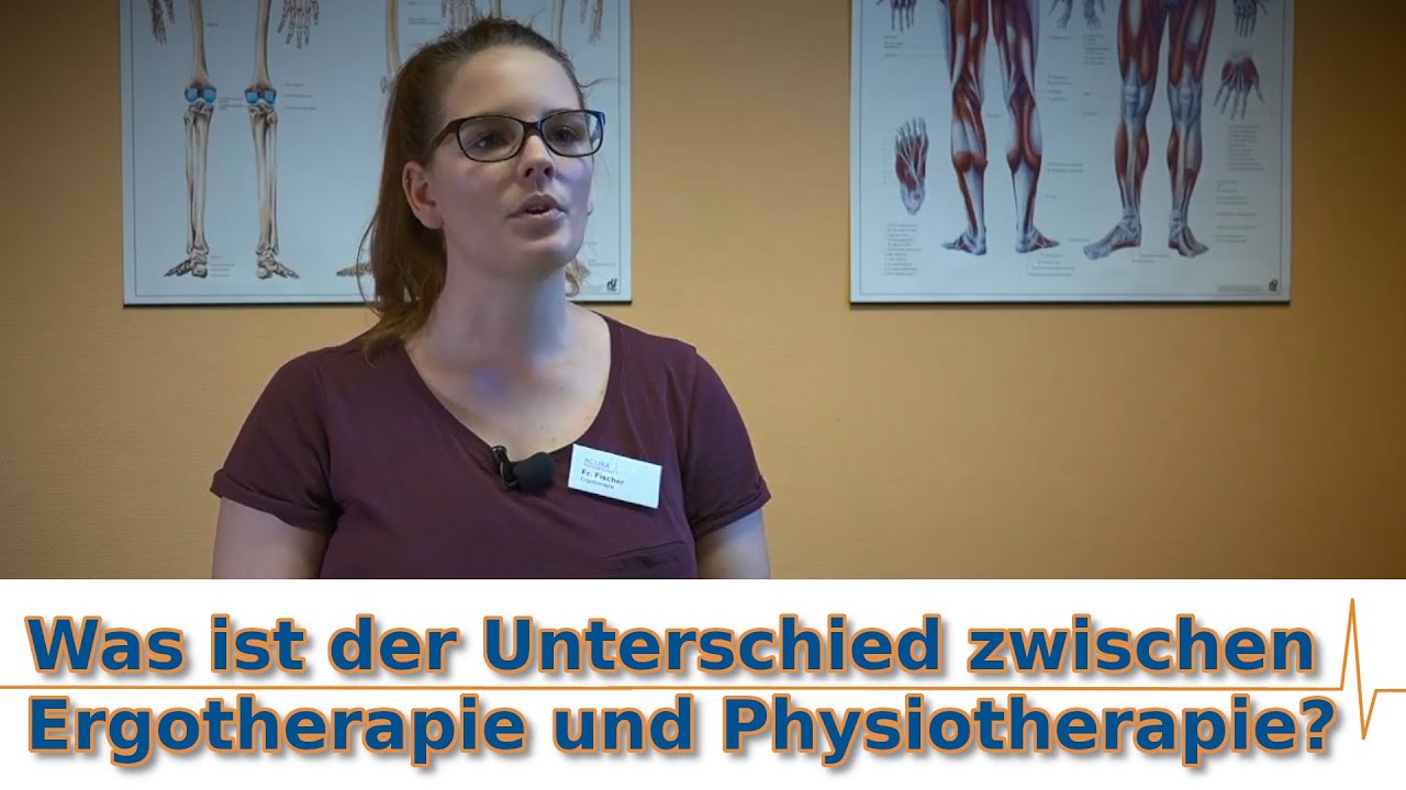 Was ist der Unterschied zwischen Ergotherapie und Physiotherapie?