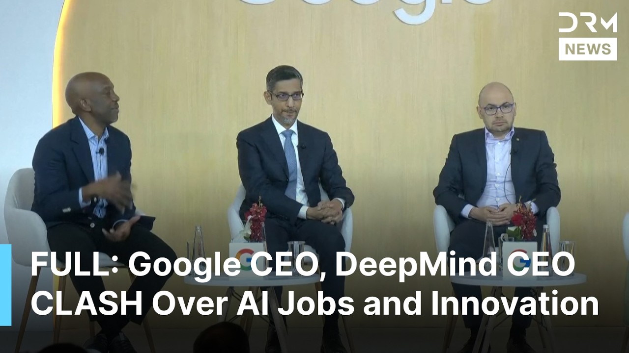 FULL DISCUSSION: Google CEO and DeepMind CEO Clash on AI Jobs, Innovation, and India’s Role | AI1B