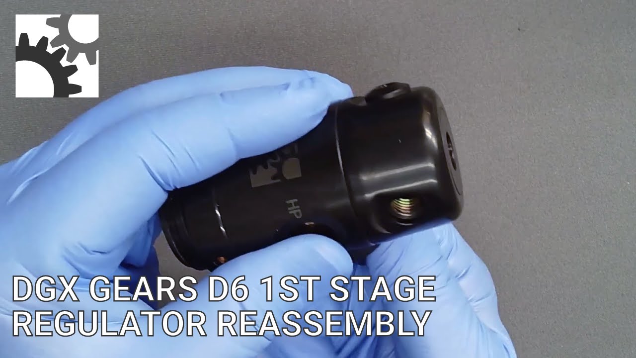 DGX Gears D6 1st Stage Regulator Reassembly