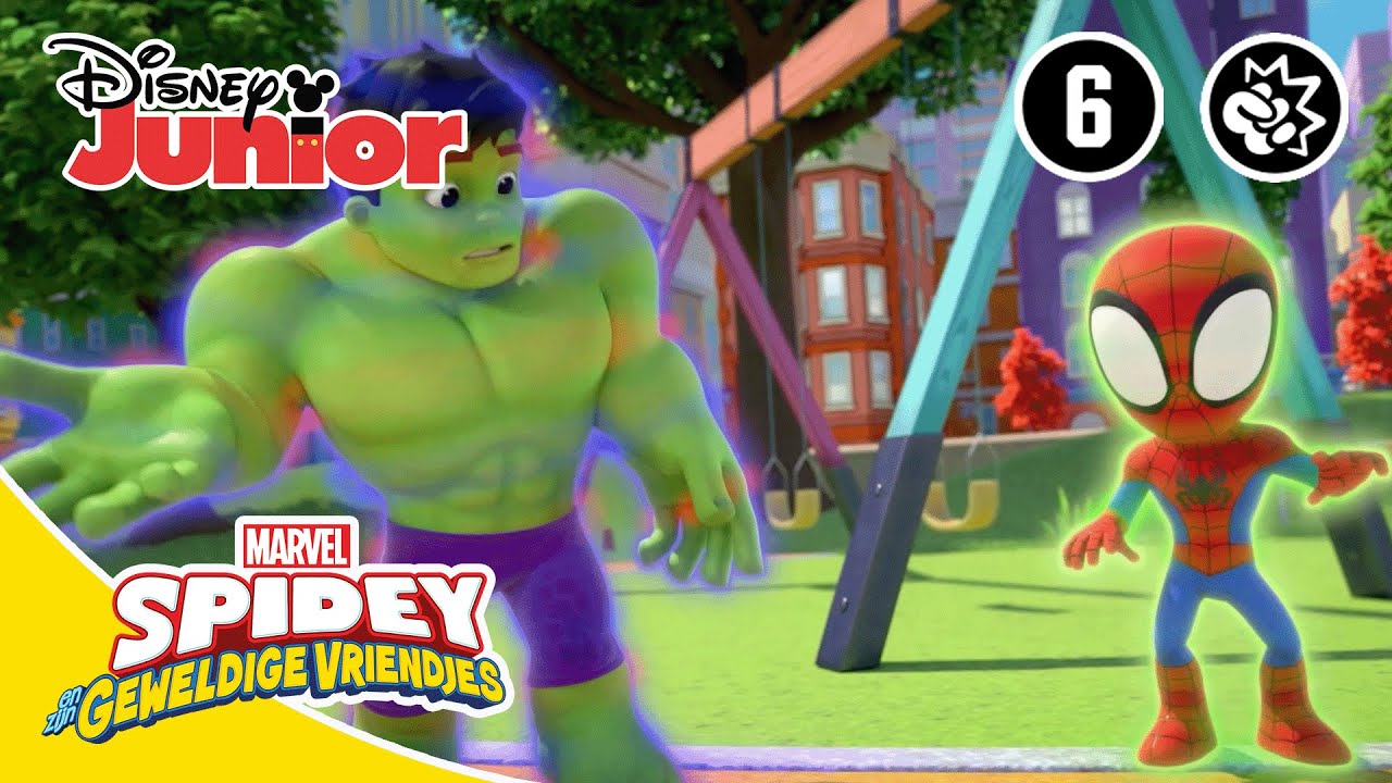 🕸️ Superhelden Wisseltruc | Spidey en zijn Geweldige Vriendjes | Disney Junior België-Nederland