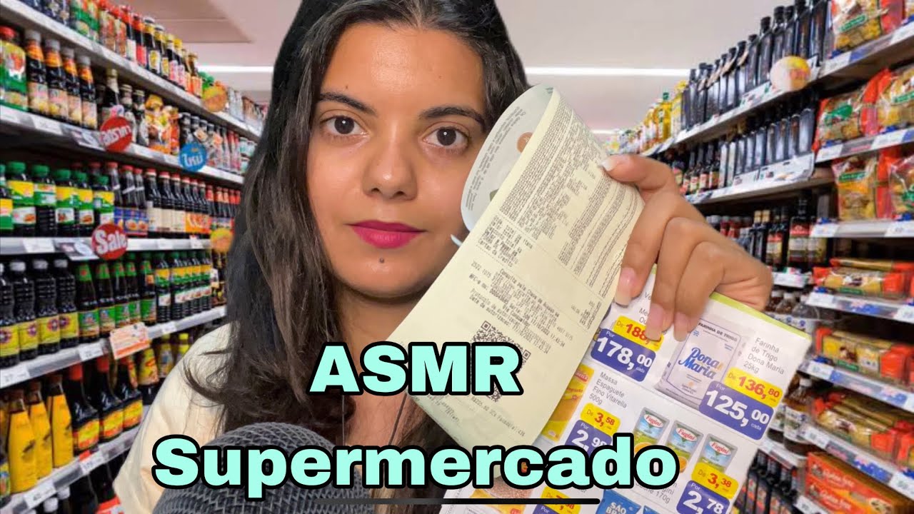 ASMR| Caixa de SUPERMERCADO