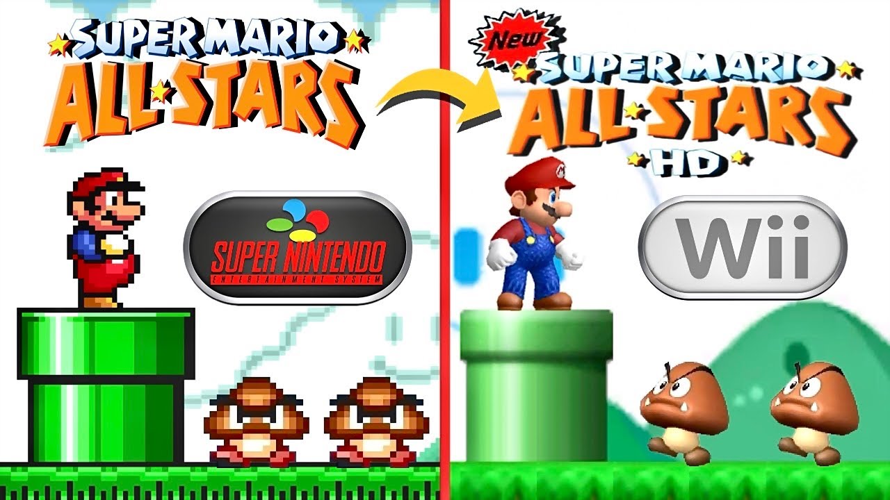 Super Mario All-Stars HD Wii - SMB1 Remake - Full Game Playthrough 2026
