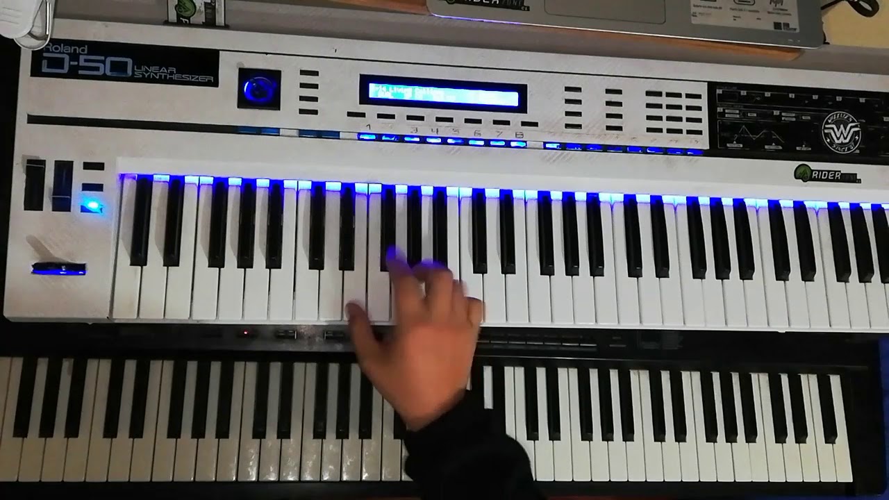 Duele - Grupo Alegria - Teclados #rolandd50synthesizer